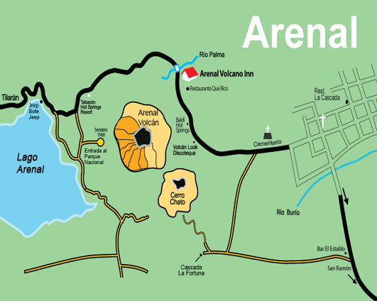Arenal Map