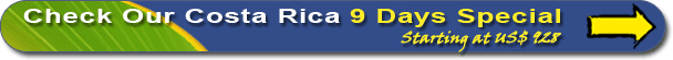 Costa Rica 9 Day Special Offer