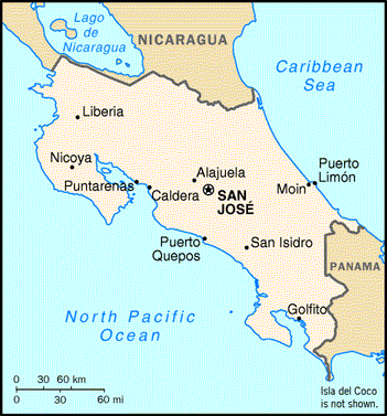 Geographic Costa Rica