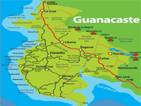 Guanacaste Map